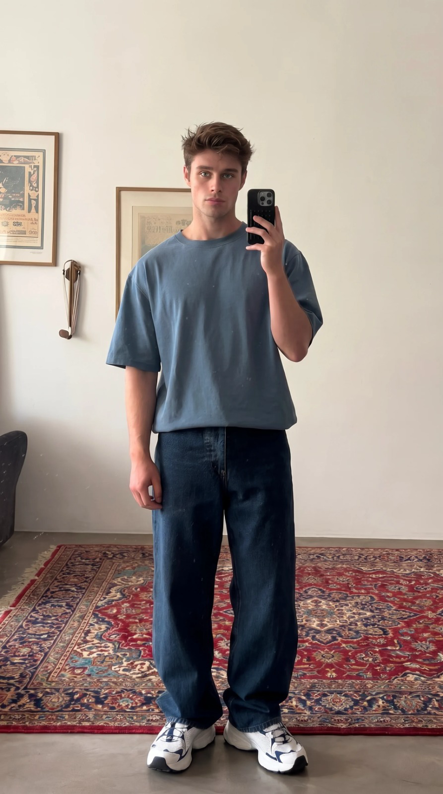 An outfit inside the LAYR iPhone experience